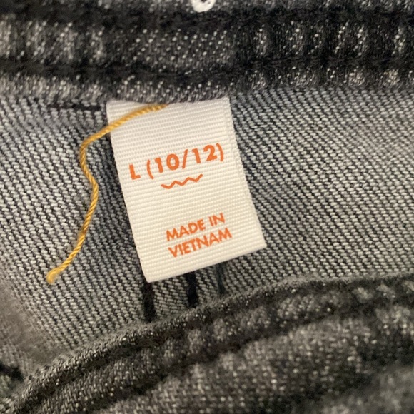 Cat & Jack Girls jeans strech Overalls size 10-12 - Picture 4 of 5